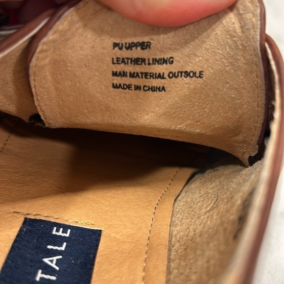 Gino Vitale Brown Monk Strap Brogue Wingtip Leather Men's Dress Shoe 9 - Picture 16 of 16